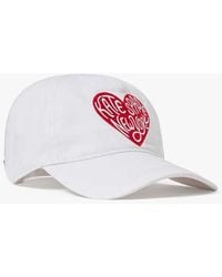 Kate Spade - Heart Script Baseball Cap - Lyst