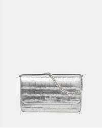 Kate Spade - Madison Croc Embossed Willow Mini Flap Crossbody - Lyst