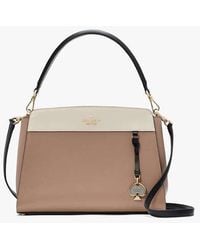 Kate Spade - Madison Medium Top Handle Satchel, Toasted Hazelnut - Lyst