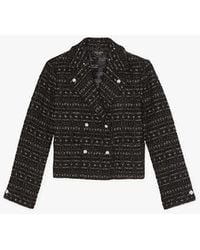 Kate Spade - Galaxy Tweed Moto Jacket - Lyst