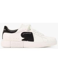 Kate Spade - Charli Lace Up Sneaker, Optic - Lyst