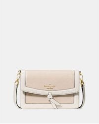 Kate Spade - Knott Mini Crossbody Bag, Light Cream - Lyst