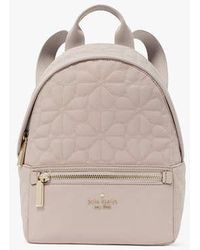 Kate Spade - Flower Quilted Fabric Small Backpack - Lyst