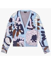 Kate Spade - Autumn Paisley Cardigan, Astral - Lyst