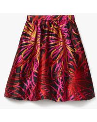 Kate Spade - Winter Chrysanthemum Bubble Skirt - Lyst
