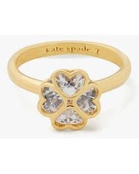 Kate Spade - Something Sparkly Spade Ring - Lyst