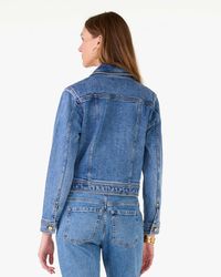Kate Spade Classic Denim Jacket in Blue | Lyst