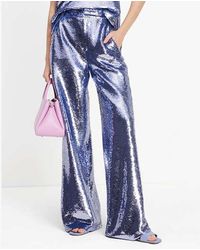 Kate Spade - Wide-Leg Sequin Pants - Lyst