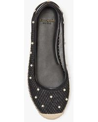Kate Spade - Pearl Fishnet Espadrille Ballet Flats - Lyst