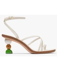 Kate Spade - Charmer Sandals, Parchment - Lyst