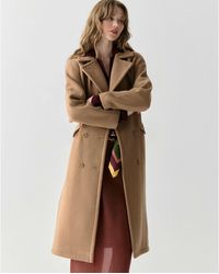 Kate Spade Outlet - Wool Belted Trench Coat - Lyst