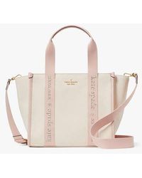 Kate Spade - Kip Canvas Small Tote, Rose Smoke - Lyst