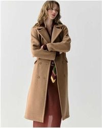 Kate Spade - Wool Belted Trench Coat - Lyst