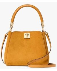 Kate Spade - Phoebe Suede Small Top Handle Satchel - Lyst