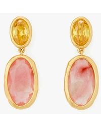 Kate Spade - High Shine Double Drop Earring - Lyst