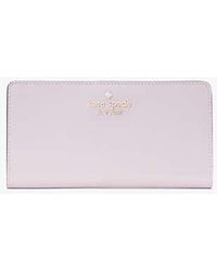 Kate Spade - Madison Interior Printed Large Slim Bifold Wallet - Lyst