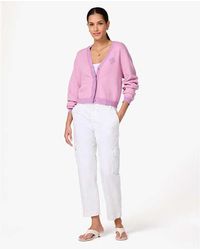 Kate Spade - Scallop Spade Logo Cardigan - Lyst