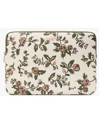 Kate Spade - Madison Floral Laptop Sleeve, Meringue - Lyst