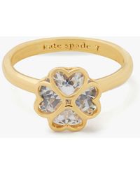 Kate Spade Outlet - Something Sparkly Spade Ring - Lyst