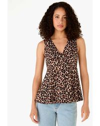 Kate Spade - Spotted Leopard Bow-Knot Top - Lyst