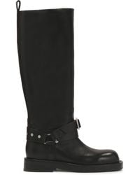 Kazar - Schwarze Stiefel Mit Schaft Zum Hineinschlüpfen Und Flacher Sohle - Lyst