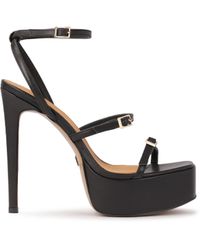 Kazar - Sandales À Talons Et À Plateforme Noires - Lyst
