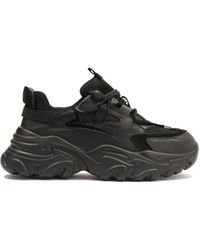 Kazar - Moderne Schwarze Damen-Sneakers Aus Leder Mit Dicker Sohle - Lyst