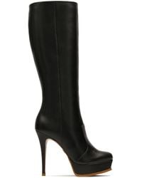 Kazar - Botas Negras Con Plataforma En La Parte Delantera - Lyst