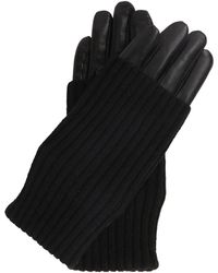 Kazar - Leren Handschoenen Met Decoratieve Overlays - Lyst
