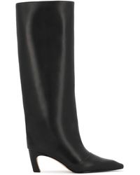 Kazar - Schwarze Stiefel Aus Naturleder Mit Schlupfschaft - Lyst
