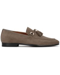 Kazar - Herren-Slipper Aus Wildleder Mit Haken Und Metalldetails - Lyst