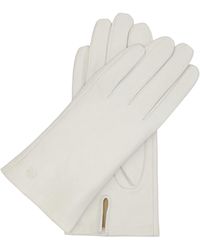 Kazar - Witte Leren Handschoenen - Lyst