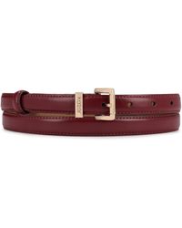 Kazar - Leer Riem Met Gouden Gesp En Logo - Lyst