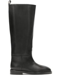 Kazar - Schwarze Stiefel Aus Echtem Leder Mit Schaft Zum Hineinschlüpfen - Lyst