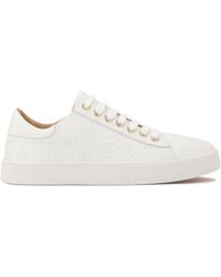 Kazar - Baskets Blanches Avec Motif Gaufré - Lyst