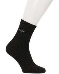 Kazar - Calcetines Negros De Canalé - Lyst