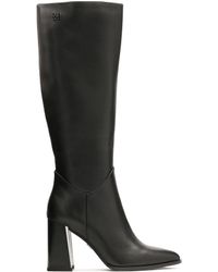 Kazar - Botas Minimalistas De Piel Suave Negra - Lyst