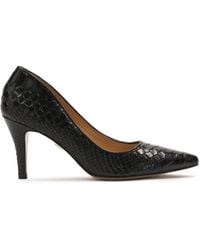 Kazar - Schwarze Pumps Aus Geprägtem Leder - Lyst