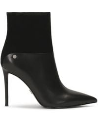 Kazar - Bottes Noires Élégantes Sur Un Talon Aiguille Élancé - Lyst