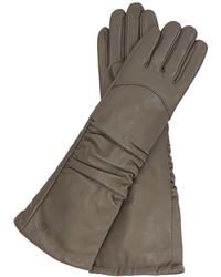 Kazar - Elegante Lange Leren Handschoenen Met Touchscreen Functie - Lyst