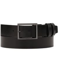 Kazar - Cinturón De Cuero De Doble Cara Con Perforaciones - Lyst