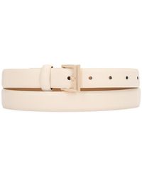 Kazar - Gebroken Witte Leren Riem - Lyst