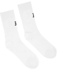 Kazar - Cómodos Calcetines Blancos Con Logotipo En La Parte Delantera - Lyst