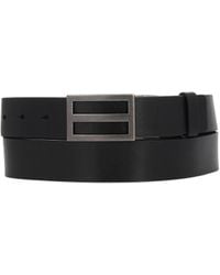 Kazar - Cinturón De Cuero Con Hebilla Plateada - Lyst