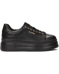 Kazar - Turnschuhe Aus Leder Mit Dicker Gerader Sohle - Lyst