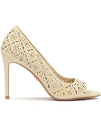 Kazar - Zapatos De Tacón Peep Toe Con Diseño Calado - Lyst