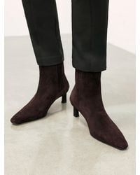 Kazar - Braune Stiefel Aus Wildleder Zum Hineinschlüpfen - Lyst
