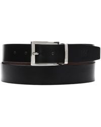 Kazar - Cintura Reversibile Da Uomo Nera E Marrone - Lyst