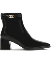 Kazar - Botas Negras De Charol En Un Poste - Lyst