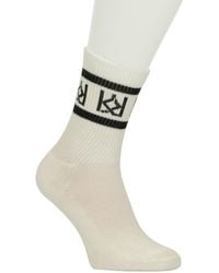 Kazar - Socken Aus Weißer Gekämmter Baumwolle - Lyst